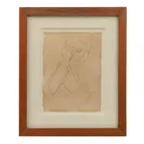 José Clemente Orozco, Aflicción, circa 1930, Tinta sobre papel, Firmada