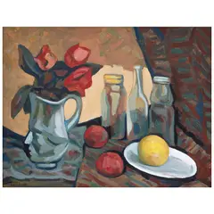 Alfredo Zalce, Untitled, 1988, Óleo sobre masonite
