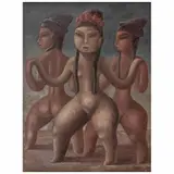 Francisco Eppens Helgueras, Untitled, 1947, Mixta sobre madera