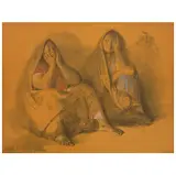 Francisco Zúñiga, Madre e hija, 1974, Litografía y serigrafía 87 / 99