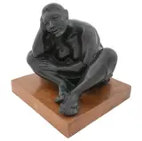 Tiburcio Ortiz, Soñadora, Escultura en bronce 5 / 6 en base de madera