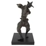 Mario Martín del Campo, El flautista, Escultura en bronce P / Editor I / I en base de madera