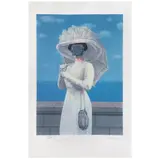 La grande guerre (The Great War) by René Magritte, Litografía, 2 / 300, edición póstuma, sold Jan 2025