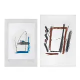 Albert Ràfols-Casamada, Sin título, de la carpeta Espacio y luz, 2002, Serigrafías H / C y P / A