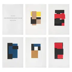 Rafael Canogar, Cinco espacios para Rafael Canogar, Grabados al aguafuerte y collage 2 / 50