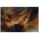 Viento de montaña by Leonardo Nierman, Acrílico sobre masonite, sold Jan 2025