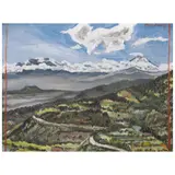 Luis Argudín, Mirador de Cuernavaca, 2001, Óleo sobre madera