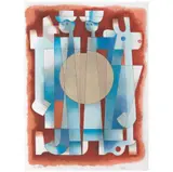 Carlos Mérida, Personajes con venado, Serigrafía 32 / 75 Aprés, edición póstuma