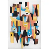 Carlos Mérida, Planos en armonía, Serigrafía 8 / 75 Aprés, edición póstuma