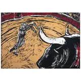 Poniendo banderillas by Emiliano Gironella Parra, Serigrafía 83 / 200, offered Jan 2025