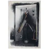 Marcelo Bonevardi, Instrumento, Acuarela y carboncillo sobre papel
