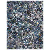 Blue Flowers & Skulls by Takashi Murakami, 2012, Litografía offset 75 / 300, sold Dec 2024
