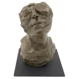 Roberto Cortazar, Cabeza femenina, Escultura en bronce 91 / 150