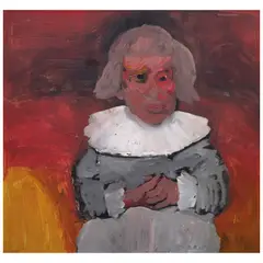Bufón by Rafael Coronel, 1965, Mixta sobre masonite, offered Dec 2024