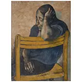 Francisco Zúñiga, Muchacha en silla, 1982, Litografía P.A. VI / XV