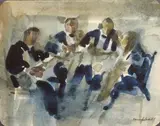 Untitled by George Campbell, sold Jun 2015