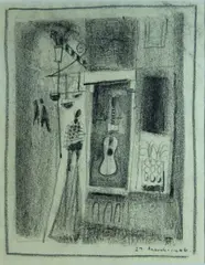 Untitled by Colin Middleton, sold Dec 2015