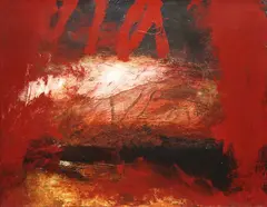 Untitled by Hughie O'Donoghue, sold Mar 2015