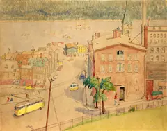 Untitled by Harry Kernoff, sold Mar 2016