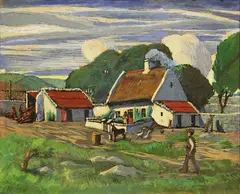 Untitled by Harry Kernoff, sold Apr 2017