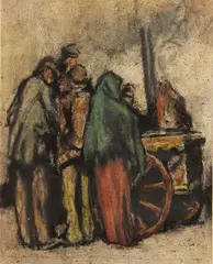 Untitled by William Conor, sold Nov 2017