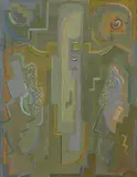Untitled by Mainie Jellett, sold Mar 2019