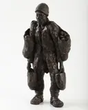 Edward Njenga, Vegetable/Fruit Hawker, 1968, terracotta