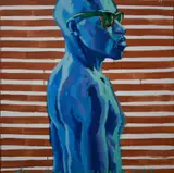 Fitsum Berhe Woldelibanos, Read me or not, 2012, acrylic on canvas
