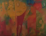 Professor Elias Njengo, Halloween In An African Perspective, 2003, oil on canvas