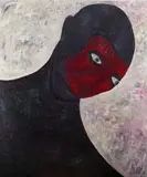 Anthony Okello, Masquerade – The Epilogue, 2013, oil on canvas