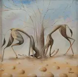 Peter Ngugi, Untitled, circa 1998/9, acrylic on canvas
