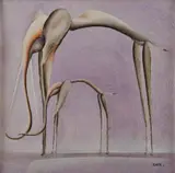 Peter Ngugi, Untitled, circa 1998/9, acrylic on canvas
