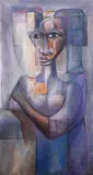 Francis Nnaggenda, Return or no Return, 2013, Oil on canvas