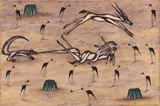 Kivuthi Mbuno, Untitled, between 1980-1990, Wax crayon on paper