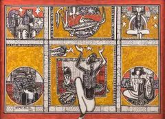 Bakri Bilal, Nilotic Dreams 2, 2008, Mixed media on canvas