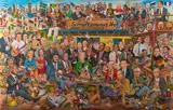Joseph Bertiers, International Leaders Dialogue, 2014, Oil on canvas