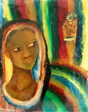 Jak Katarikawe, Msichana, undated, Oil on board