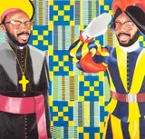 Paul Ndema, No African Pope, 2015, Acrylic on canvas