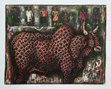 Peterson Kamwathi, Maximum Reforms from Constitutional Bull Series, 2008, 2/2 Edition variable, woodcut print on paper