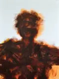 Nadir Tharani, Hold On 4, 2016, Acrylic on canvas