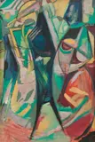 Romano Lutwama, Untitled, circa 1989, Oil on board
