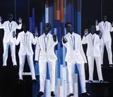 Ian Mwesiga, Black Man in a White Suit, 2016, Acrylic on canvas