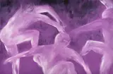 Nadir Tharani, The Magicians’ Dance I, 2017, Acrylic on canvas