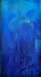 Nike Okundaye, Kingdom of Night, 1999, Acrylic on canvas