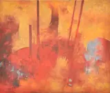 Elias Jengo, Tsunami, 2005, Oil on canvas