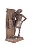 Edward Njenga, Hello My Dear…EEE…Is That You?, 1968, Terracotta