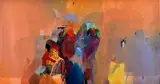 Rashid Diab, Bird Omen, 2016, Acrylic on canvas
