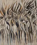 Theresa Musoke, Untitled, undated, Mixed media on canvas
