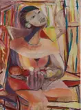 Tabitha Wa Thuku, The Beautiful Host, 2006, Mixed media on paper