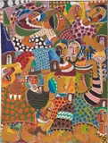 Kamau ‘Cartoon’ Joseph, Untitled, circa 2009, Oil on canvas